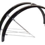 Skærmsæt Bike Attitude sort plast 700 C